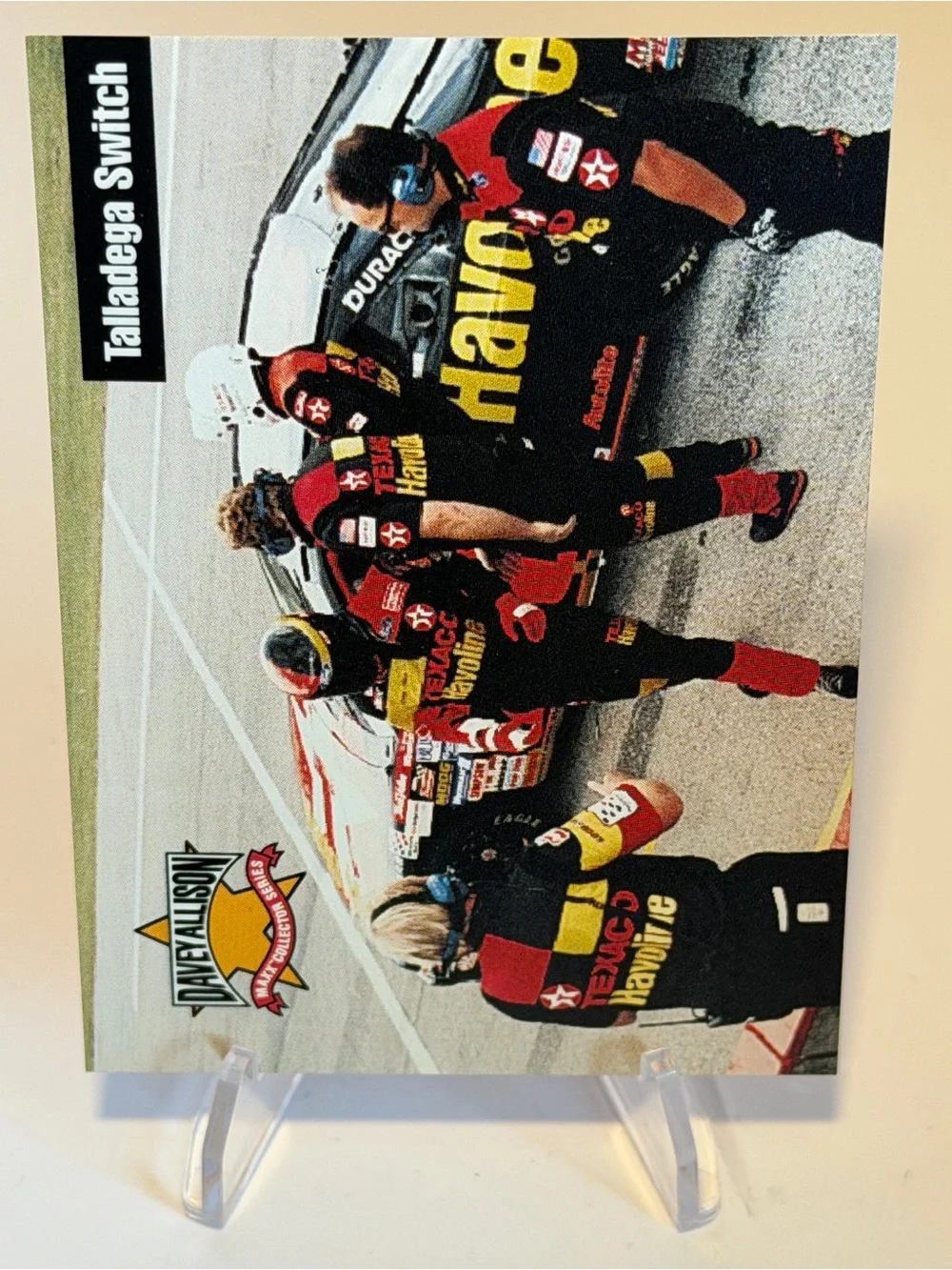 Trading Card - Team Havoline Pit Crew (Black, Red, Yellow)
